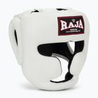Bokso šalmas RAJA BOXING Genuine Leather white