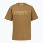 Vyriški marškinėliai PROSTO Big Logo cinnamon beige