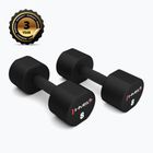 Hanteliai HMS HPT02 TPU 2 vnt. 8 kg black