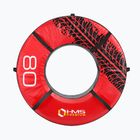 Treniruotės padanga HMS PYT03 Premium 80 kg juoda/raudona