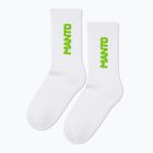 Kojinės MANTO Logotype white/green