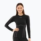 Moteriški termoaktyvūs marškinėliai Viking Etna 2.0 black/purple