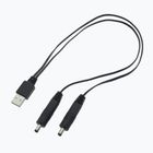 USB įkrovimo laidas šildomoms pirštinėms, šlepetėms ir gobtuvui Glovii GE33C juodas