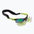 GOG dviratininkų akiniai Faun juodi/žali/polichromatiniai žali T579-2
