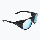 GOG Manaslu matiniai juodi / polichromatiniai mėlyni akiniai nuo saulės E495-1
