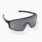 GOG dviratininkų akiniai Odyss matiniai juodi / blykčiojantis veidrodis E605-1