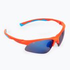 GOG Balami matiniai neoniniai oranžiniai / mėlyni / mėlyni veidrodiniai vaikiški dviratininkų akiniai E993-3