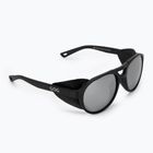 GOG Nanga matiniai juodi / sidabriniai veidrodiniai akiniai nuo saulės E410-1P
