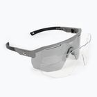 GOG dviratininkų akiniai Argo matiniai pilki / juodi / sidabriniai veidrodiniai E506-1