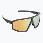 GOG dviratininkų akiniai Ares matinės pilkos / juodos / polichromatinės aukso spalvos E513-2P