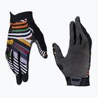 Moteriškos dviračių pirštinės Leatt MTB 1.0 GripR stripes