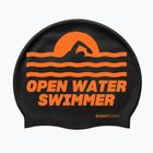 Plaukimo kepuraitė BuddySwim OWS Silicone black / orange