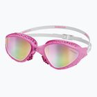 Plaukimo akiniai BuddySwim OzeanX Mirror pink/white/iridium