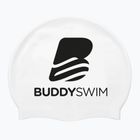 Plaukimo kepuraitė BuddySwim BLogo Silicone white