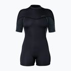 Moteriškas plaukimo kostiumas Xcel Axis Back Zip Spring 2 mm black/palm/monstera print
