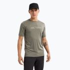 Vyriški marškinėliai Arcteryx Ionia Merino Wool Arc'Word Logo forage