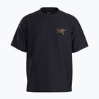 Vyriški marškinėliai Arc'teryx Kragg Cotton Logo 24k black