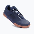 Vyriški platforminiai dviračių batai Crankbrothers Stamp Lace navy blue and brown CR-STL04281A105