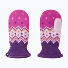 Vaikiškos žieminės pirštinės Reima Lapanen plum purple
