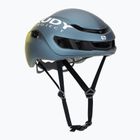 Dviračio šalmas Rudy Project Nytron blue avio/apple green metal matte