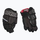 Vaikiškos ledo ritulio pirštinės CCM Next YT Gloves black/white