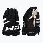 Vaikiškos ledo ritulio pirštinės CCM Tacks XR80 JR Gloves black/white