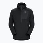 Arc'teryx Delta 1/2 Zip Hoody trekkinginis džemperis vyrams black