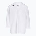 Vaikiški ledo ritulio marškinėliai ilgomis rankovėmis Bauer Flex Practice Jersey Jr white