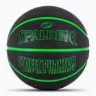 Krepšinio kamuolys Spalding Phantom juodas/žalias dydis 6