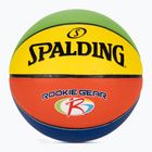 Krepšinio kamuolys Spalding Rookie Gear Leather multicolor dydis 5