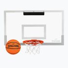 Spalding NBA Arena Slam 180 Pro mini krepšinio rinkinys, baltas