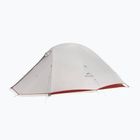 2 vietų žygio palapinė Naturehike Cloud Up 2 Pro 20D light gray/red