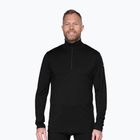 Vyriškas termoaktyvus džemperis Devold Breeze Plus Merino 200 Zip Neck black