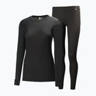 Moteriškų termoaktyvių apatinių komplektas Helly Hansen HH Comfort Light black