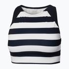 Maudymosi kostiumėlio viršus Helly Hansen HP Cropped Top navy stripe