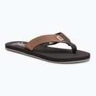 Vyriškos šlepetės per pirštą Helly Hansen Seasand 2 Leather Sandals espresso / fallen rock / c