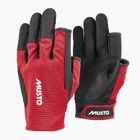 Musto Essential Sailing Long Finger 2.0 tikros raudonos buriavimo pirštinės
