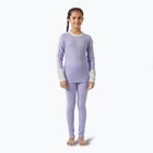 Vaikiškų termo apatinių komplektas Helly Hansen JR Lifa Merino Midweight bright lavender