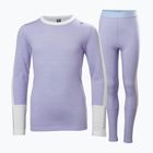 Vaikiškų termo apatinių komplektas Helly Hansen JR Lifa Merino Midweight bright lavender