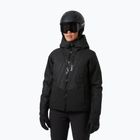 Moteriška slidinėjimo striukė Helly Hansen Valdisere 3.0 black embossed stripes