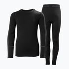 Vaikiškų termo apatinių komplektas Helly Hansen JR Lifa Merino Midweight black