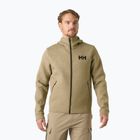 Vyriškas buriavimo džemperis Helly Hansen HP Ocean Full Zip 2.0 sepia melange
