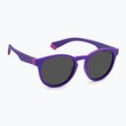 Vaikiški akiniai nuo saulės Polaroid PLD 8048/S lilac violet/grey polarized