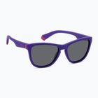 Vaikiški akiniai nuo saulės Polaroid PLD 8056/S matte violet/grey polarized