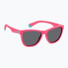 Vaikiški akiniai nuo saulės Polaroid PLD 8056/S matte pink/grey polarized