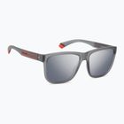 Vyriški akiniai nuo saulės Polaroid PLD 2155/S matte grey/grey silver mirror polarized