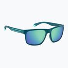 Vyriški akiniai nuo saulės Polaroid PLD 2157/S matte teal/greygreen mirror polarized