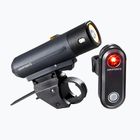 Dviračio žibintų rinkinys Kryptonite Street F-300/Avenue R-30 set black