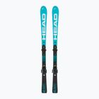 Vaikų kalnų slidinėjimo slidės HEAD WC e.Race Team SW JRS + Jrs 7.5 black/blue
