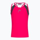 HEAD Club 22 vaikiški teniso marškinėliai rožinės spalvos 816411